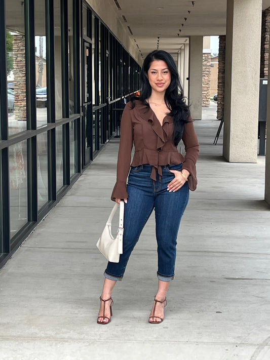 JUDY BLUE CAPRI JEANS