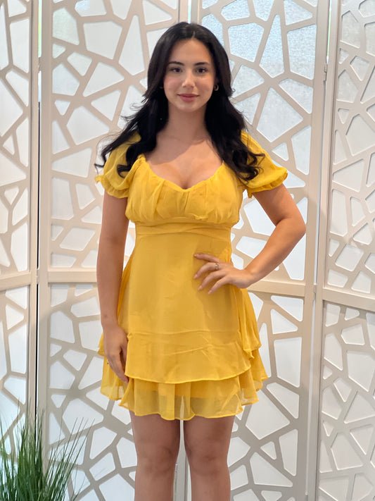 BRANDY FLOWY DRESS