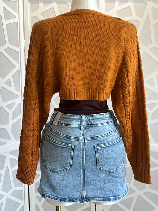 Long sleeve bolero