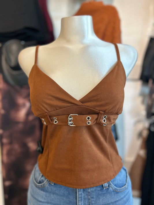 KIRA WESTERN STRAP TOP