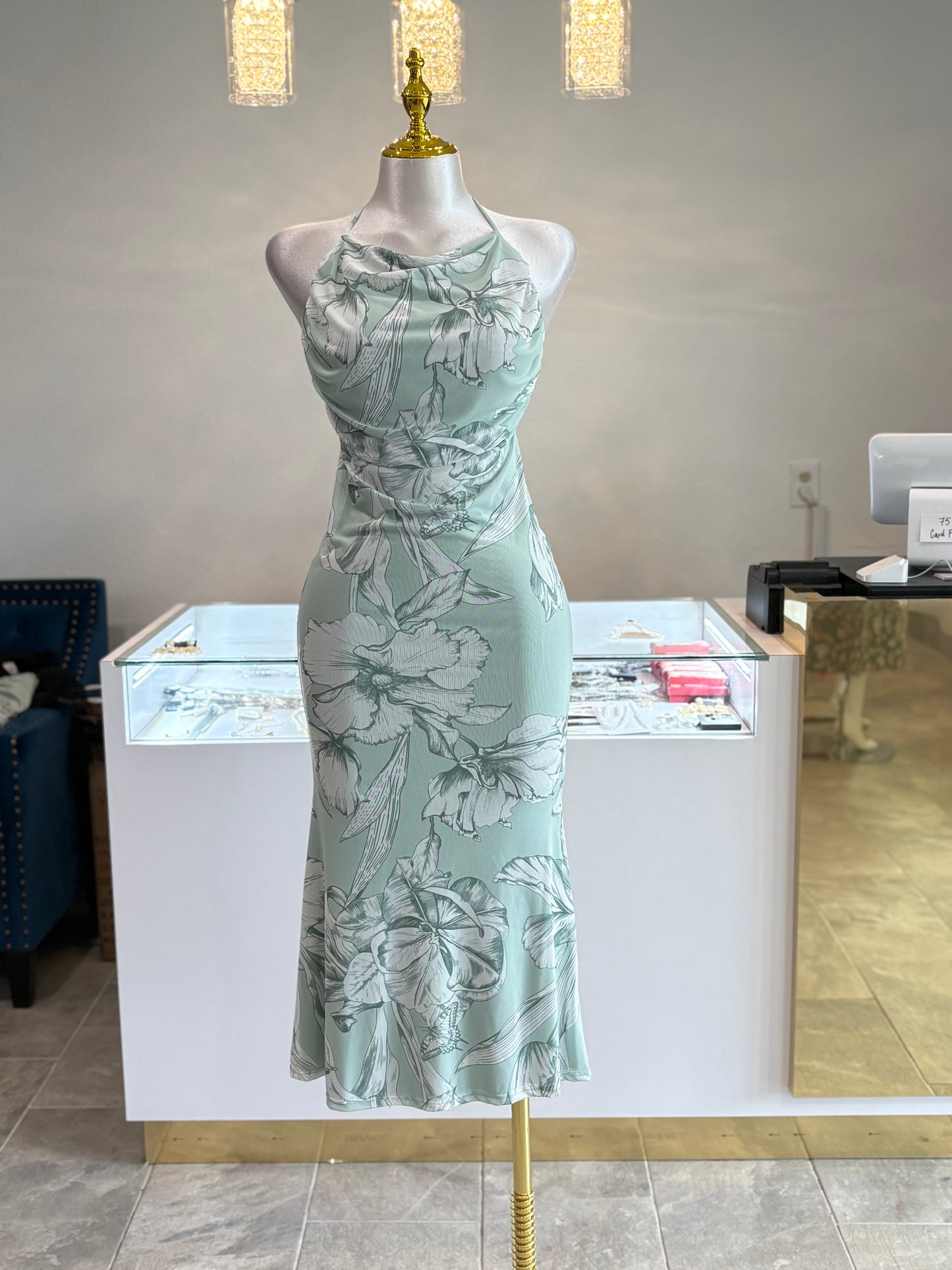 AMANDA OPEN BACK DRESS