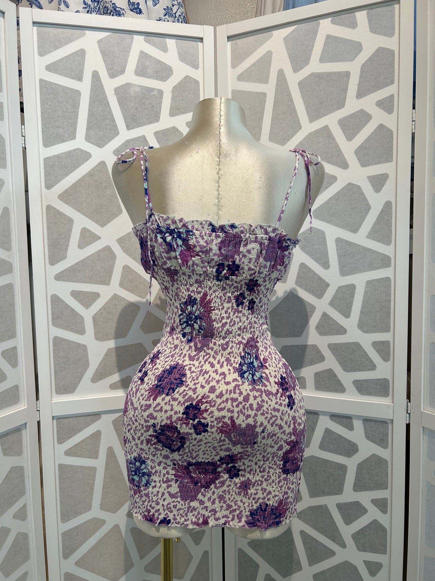 Butterfly mini dress