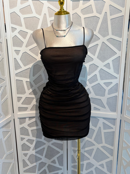 STACEY MINI MESH DRESS