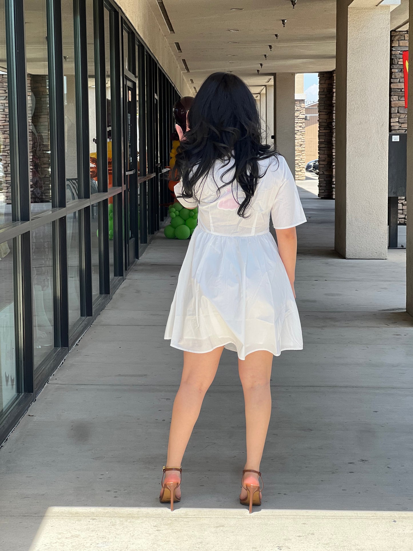 VEST WOVEN MINI DRESS