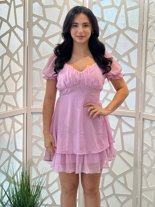 BRANDY FLOWY DRESS