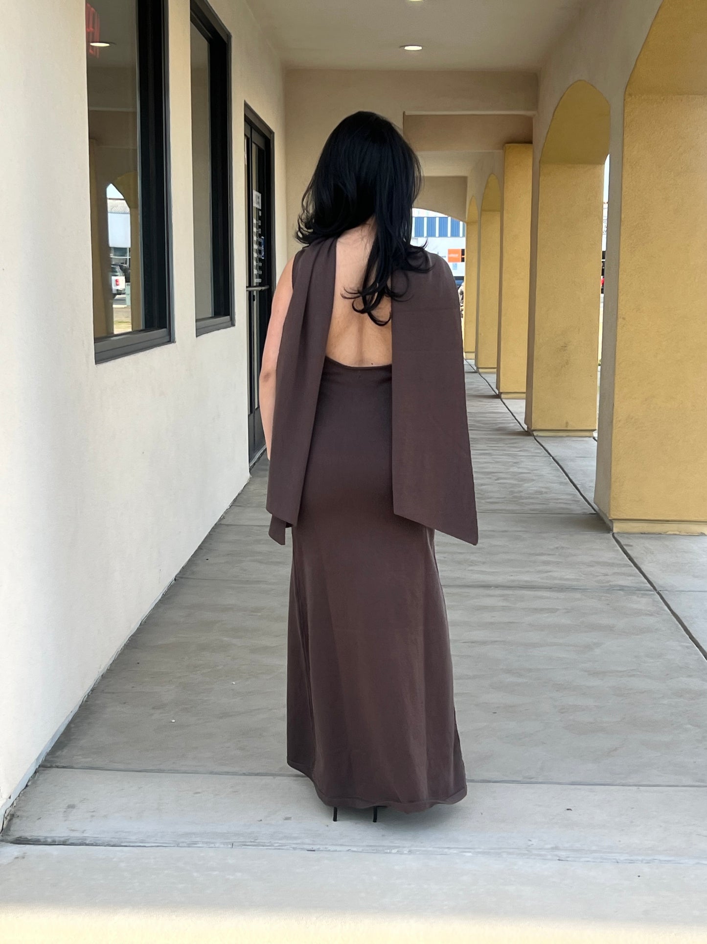 HONEY OPEN BACK MAXI DRESS