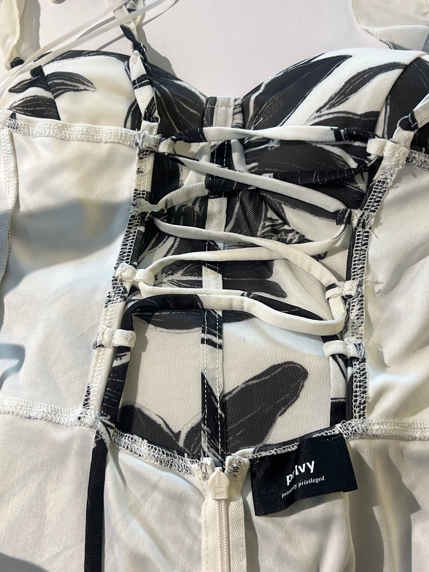 OPEN BACK SELF ADJUSTABLE DETAIL MIDI DRESS