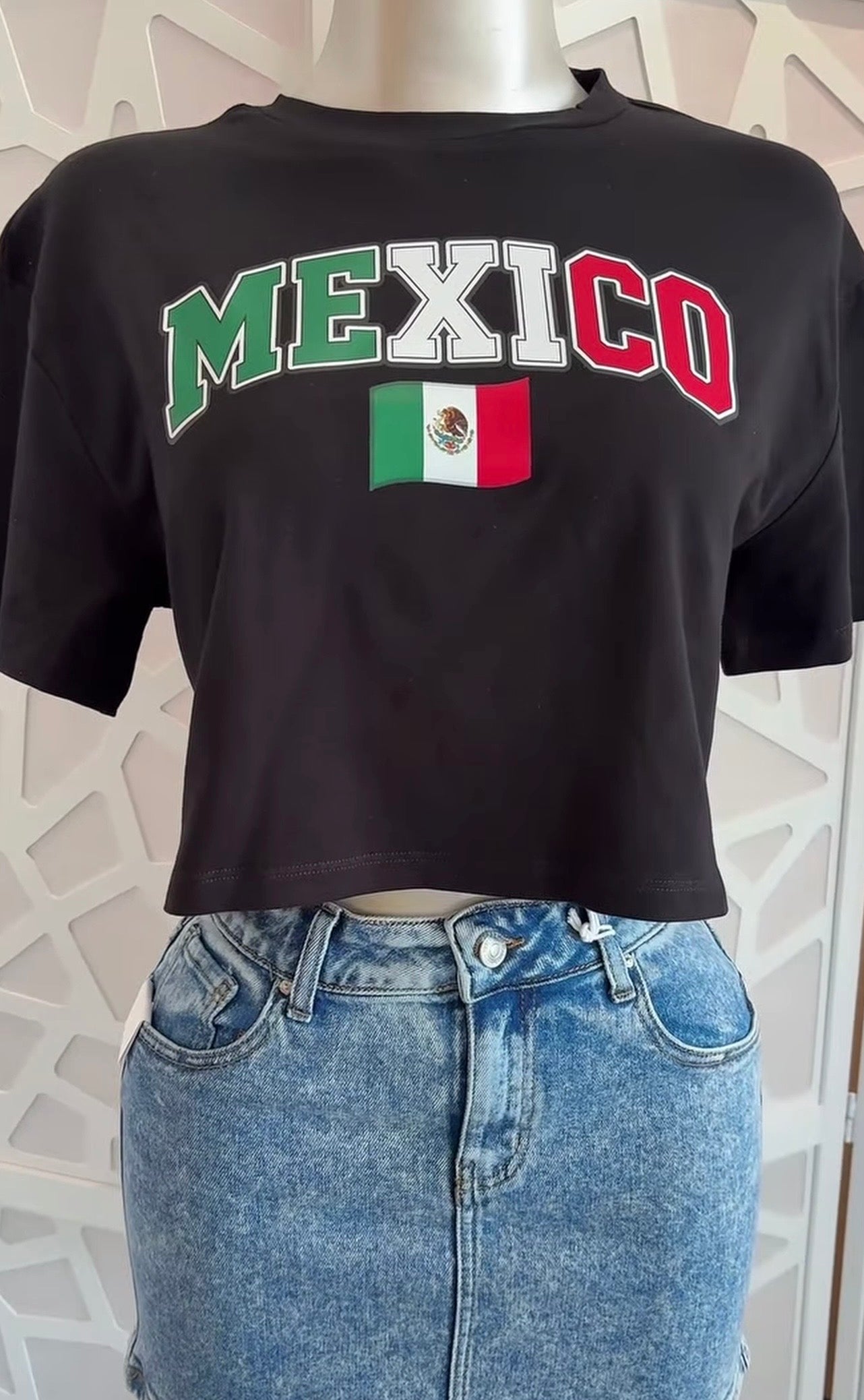 Mexico crop top