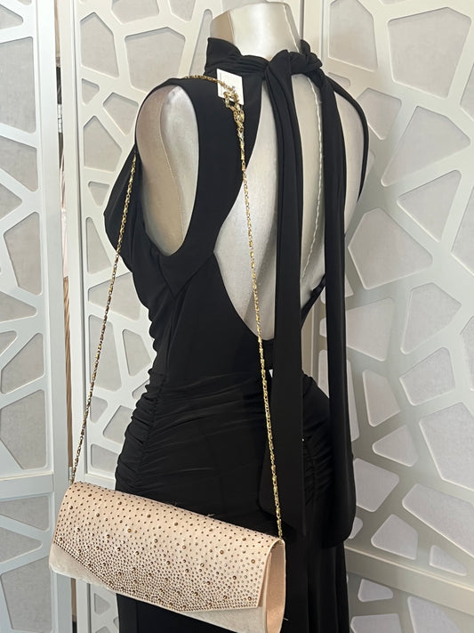 REYNA MIDI OPEN BACK DRESS