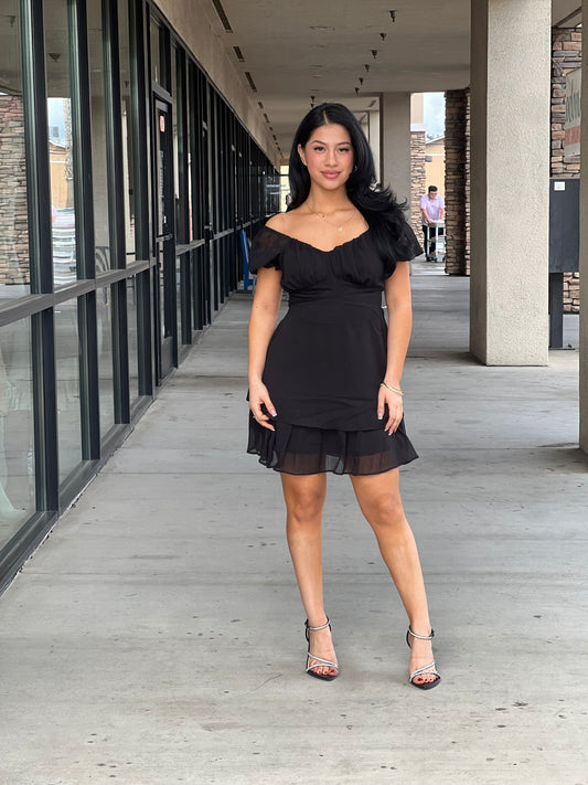 BRANDY FLOWY DRESS