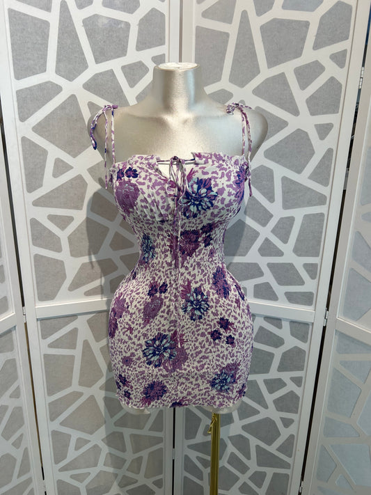 Butterfly mini dress