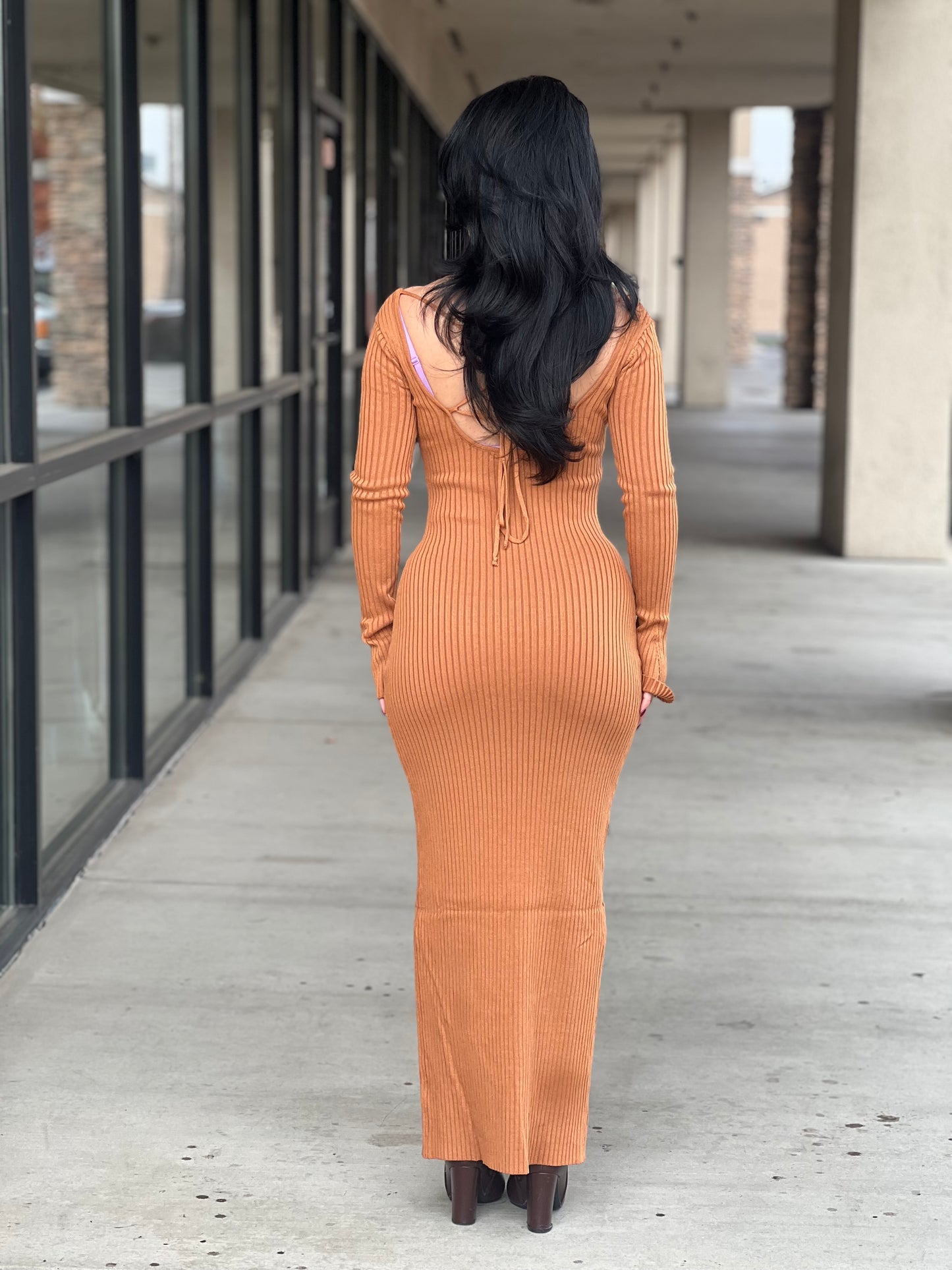 Alondra back detail maxi dress