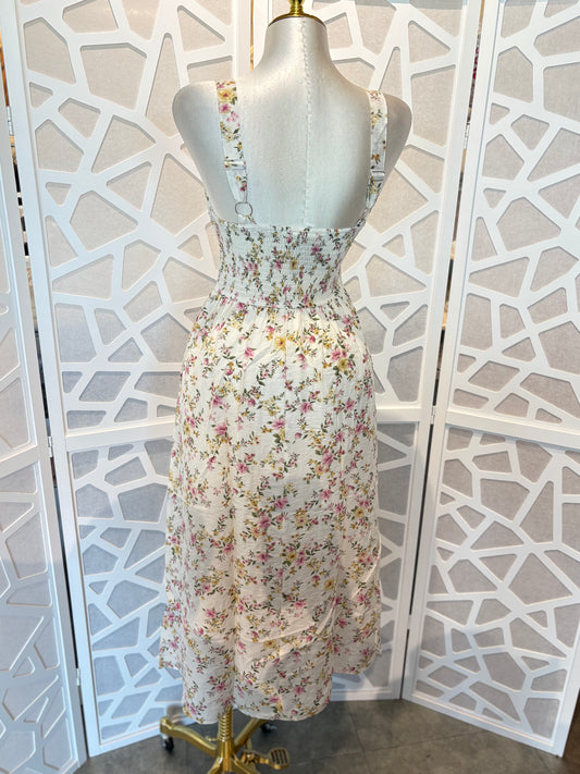 Genevieve Floral Midi Dress