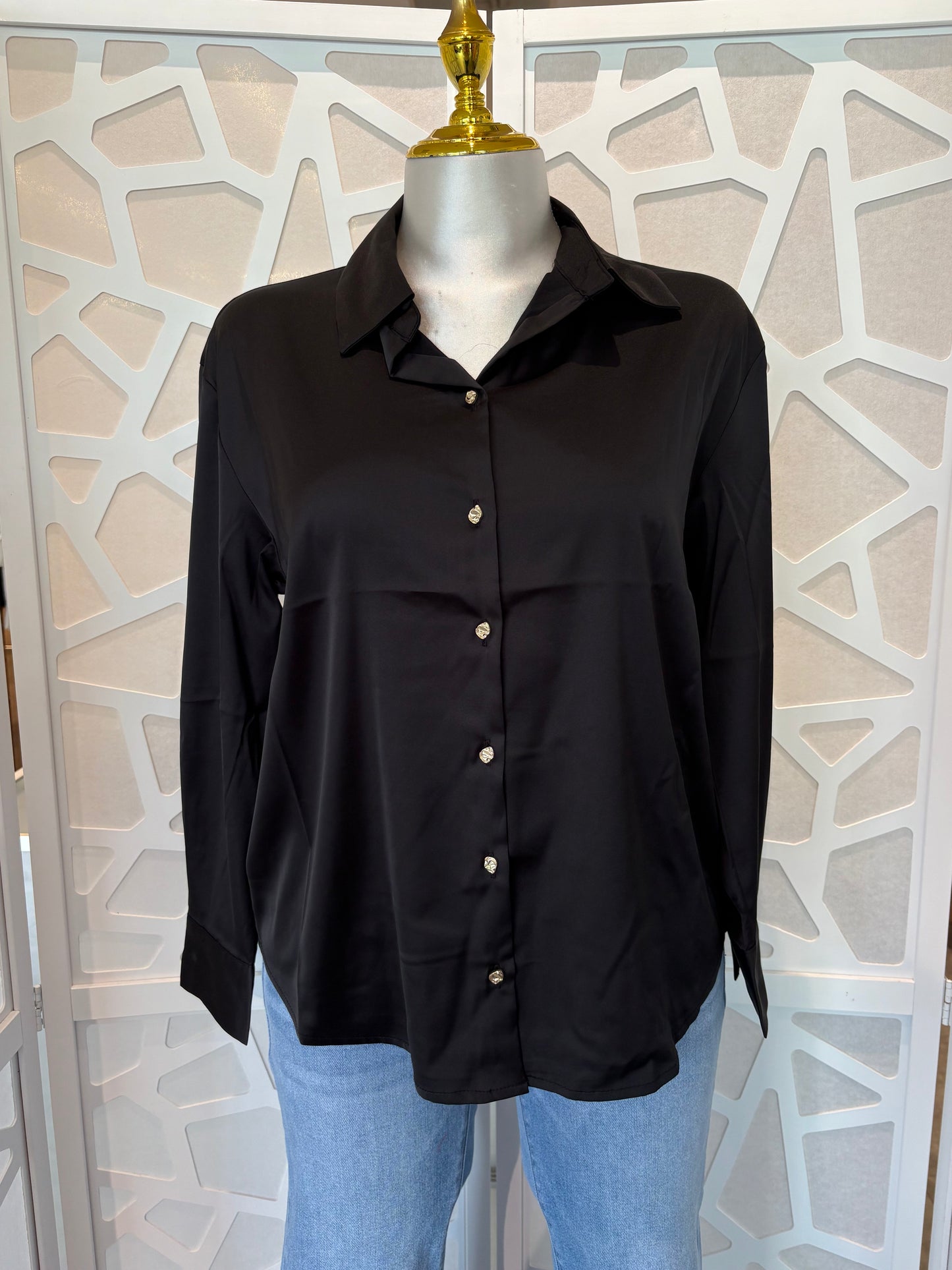 Tori satin blouse
