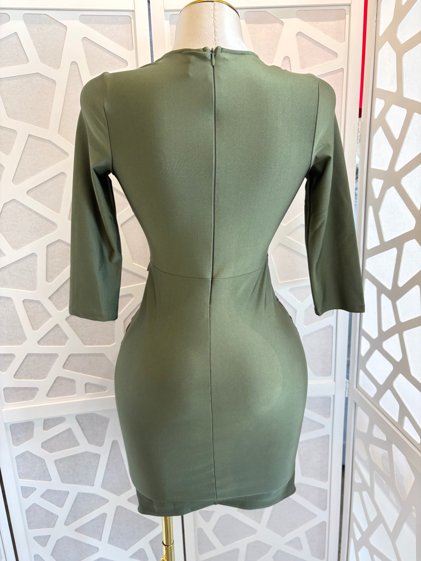 Cindy ruched waist dress