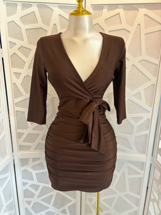 Cindy ruched waist dress