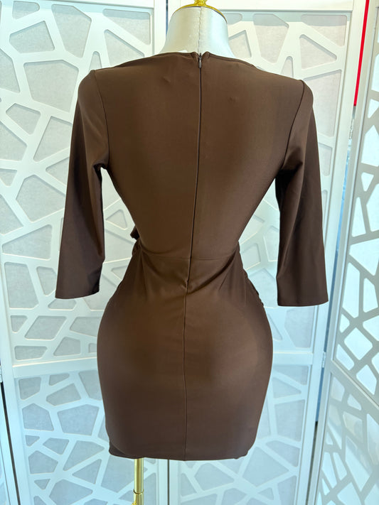 Cindy ruched waist dress
