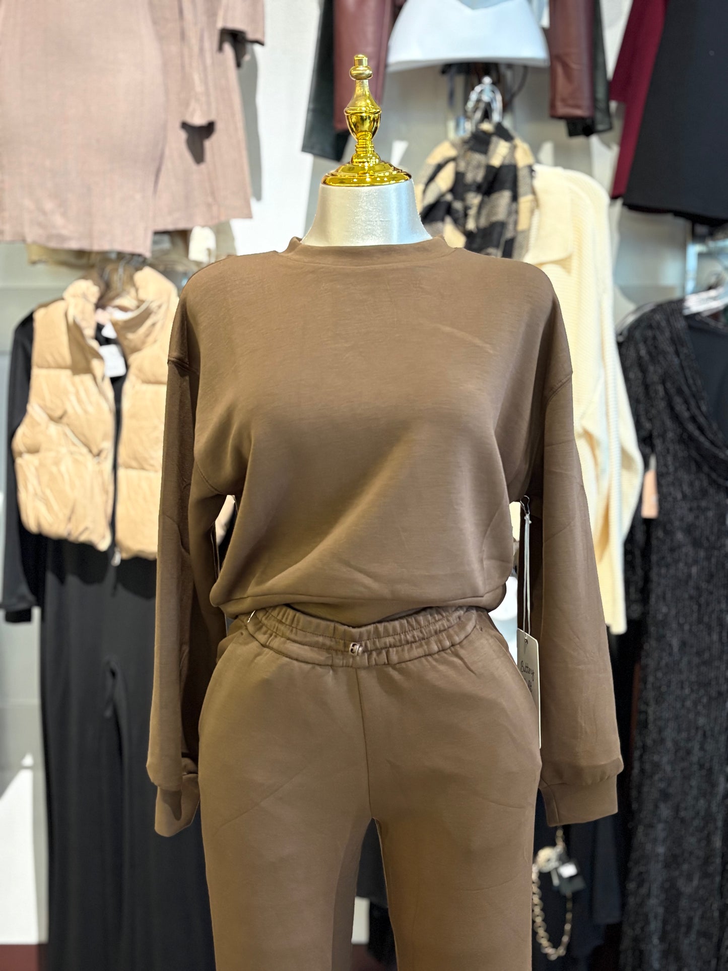 Lily lounge long sleeve sweatshirt