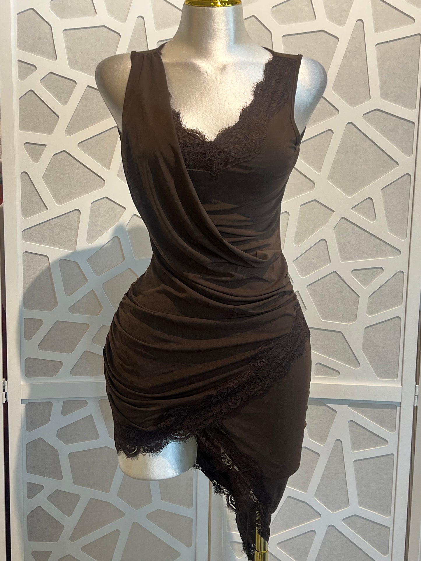 LARISSA LACE MINI DRESS