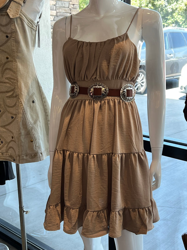 trinity strap dress