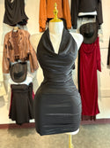 LATE NIGHT MINI HALTER DRESS