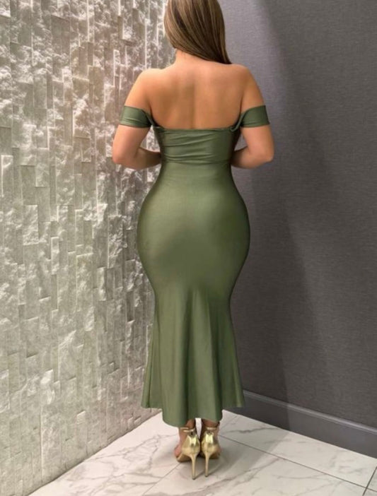The mermaid silhouette dress