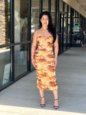 JENNY MESH MIDI DRESS