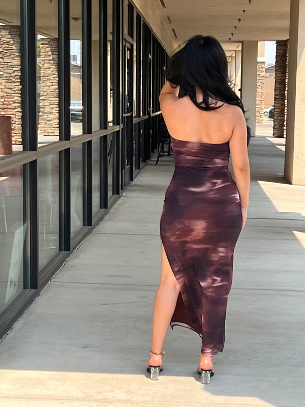 Strapless dress