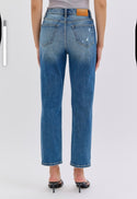 High Rise Crop Straight