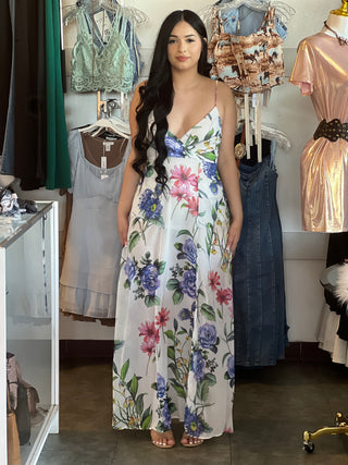 Maxi floral dress