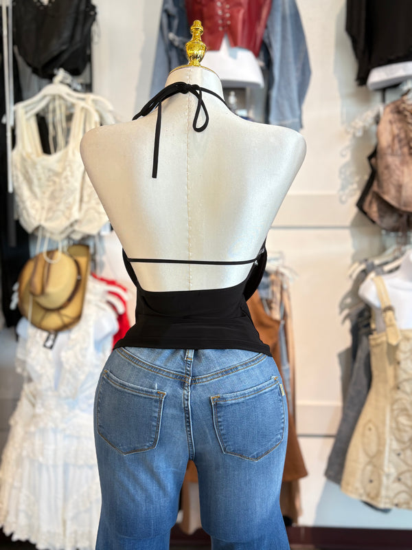 Penny halter crop top