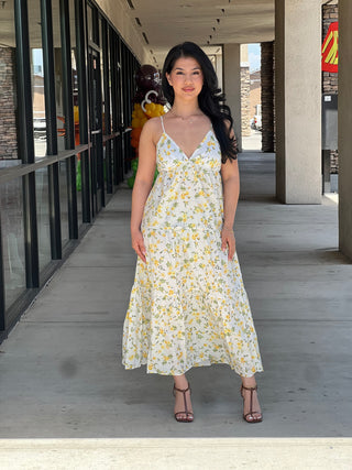 Floral maxi dress