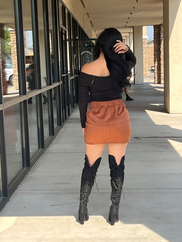 Long sleeve off shoulder top