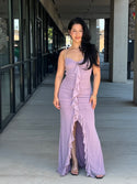 Maxi pearl lavender dress