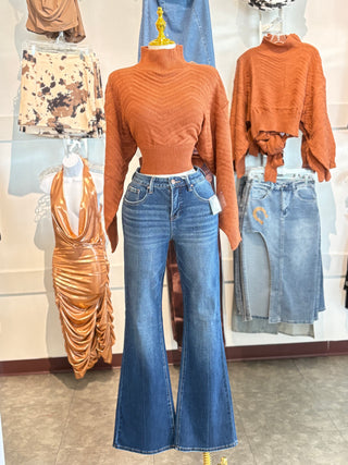 Tammy Tummy Control 4 Way Stretch High Rise Flare Jeans