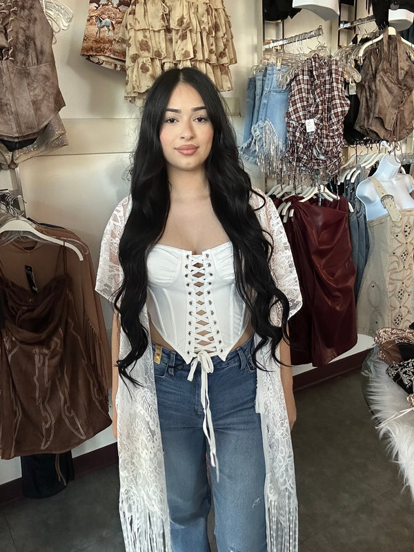 LACE KIMONO