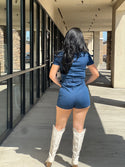 DEBBIE DENIM ROMPER