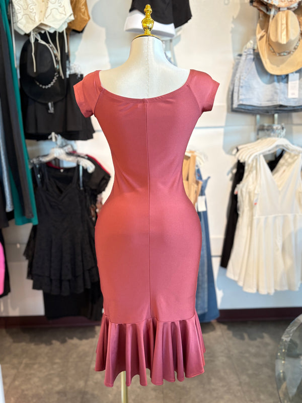 GALIA MIDI DRESS