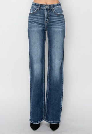 HIGH RISE STRAIGHT JEANS