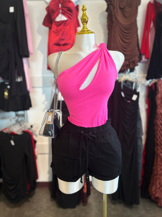 One shoulder bodysuit