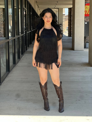 Fringe romper