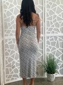 ELENA HIGH SIDE SLIT DRESS