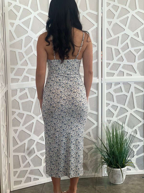 ELENA HIGH SIDE SLIT DRESS