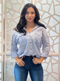 Button-Down Classic Stripe Shirt