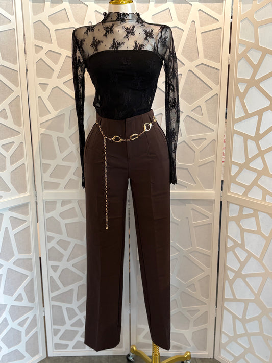 PANTS WITH BELT
