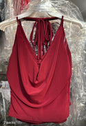 Penny halter crop top