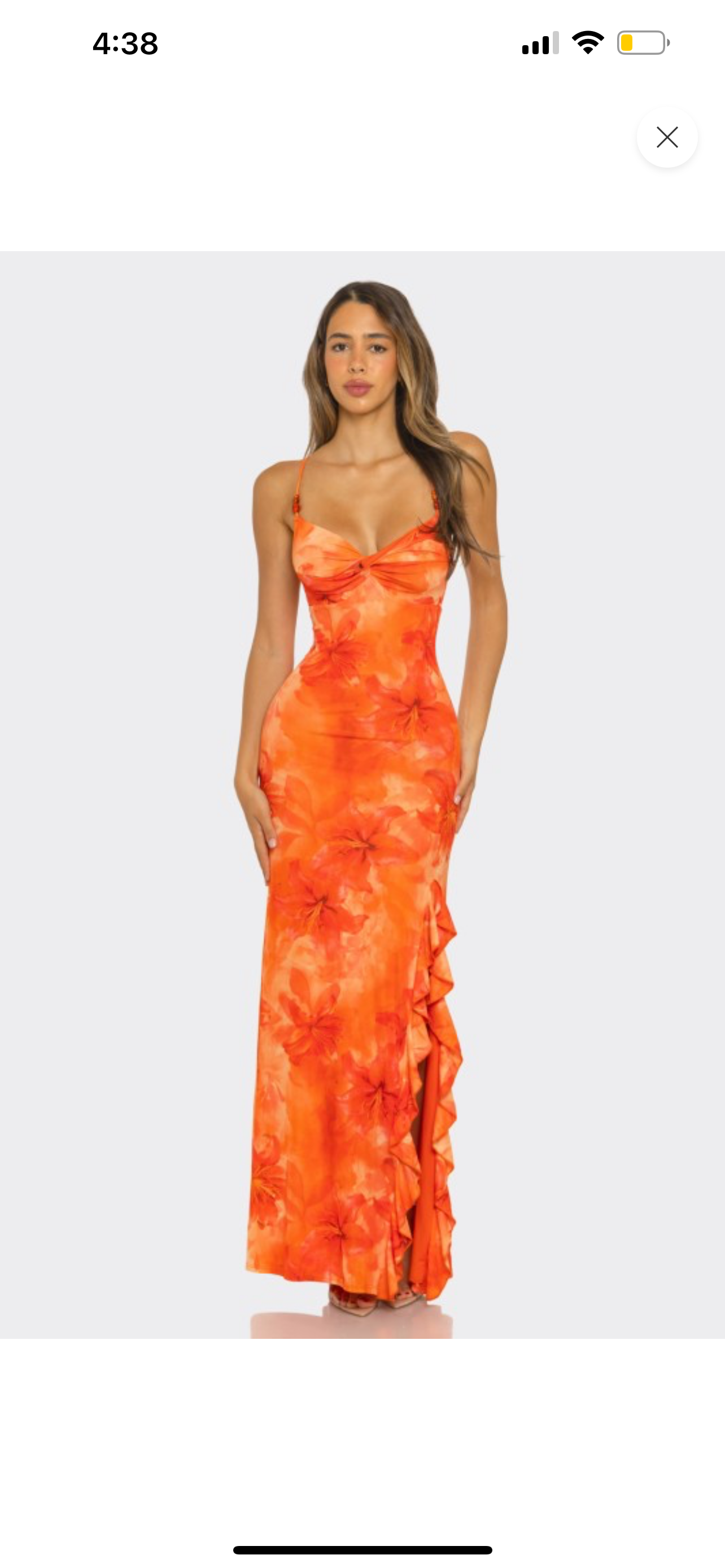 Take me away side high slit maxi dress