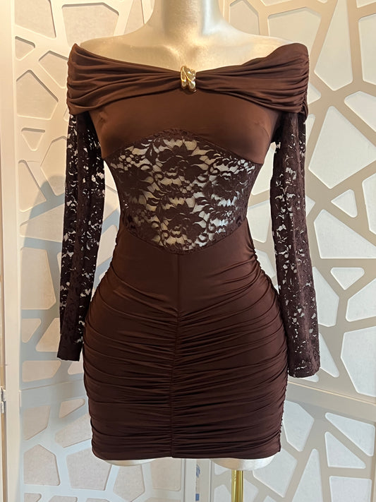 LACE MINI DRESS