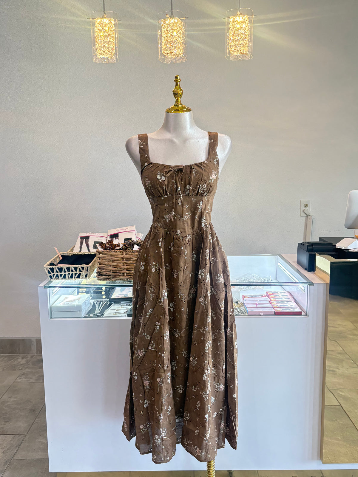 CORSET MAXI DRESS