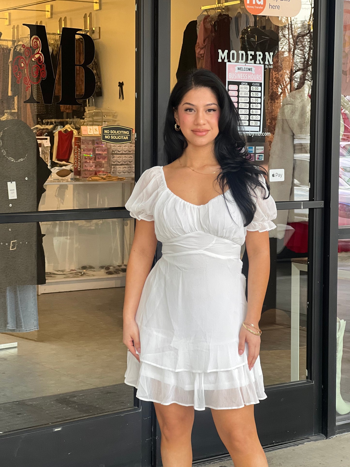 BRANDY FLOWY DRESS